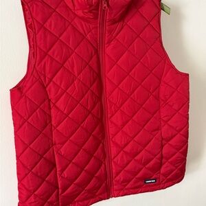 Red Quilted Vest